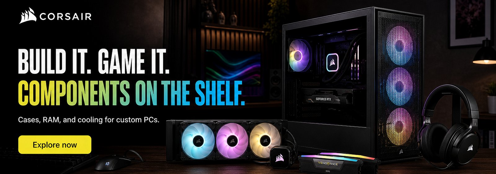 Corsair gaming components at ZA Computers